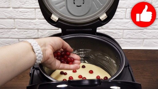 Манник на кефире в аэрогриле