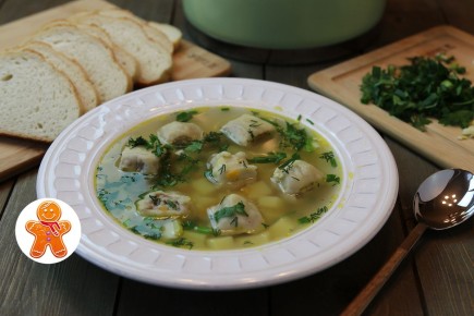 Суп с ленивыми пельменями: быстро и вкусно