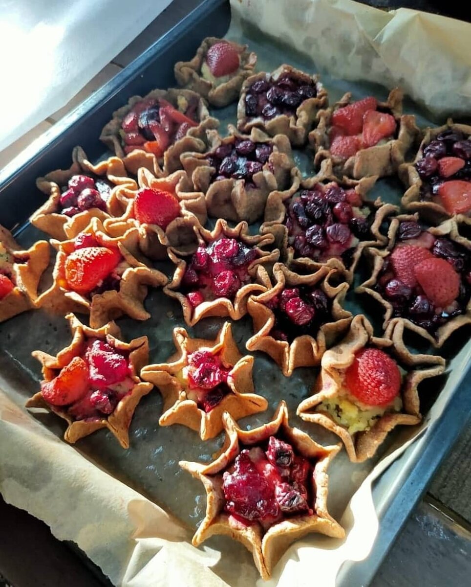 Постные ржаные калитки