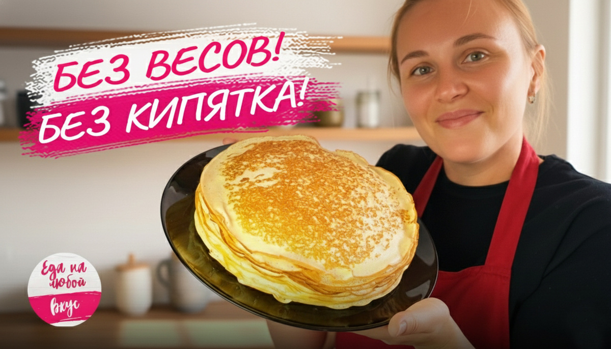 Секрет идеальных блинов по правилу «3 на 3» без лишних заморочек