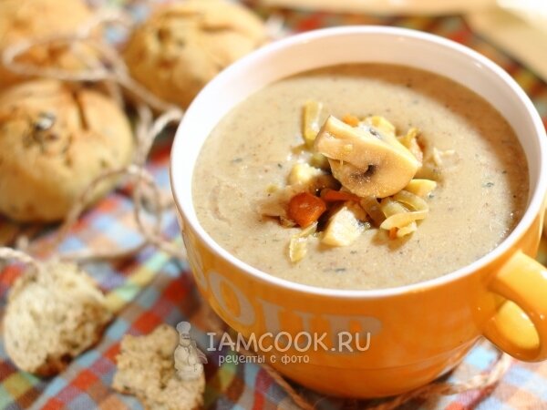 Нежный суп-пюре из гречки с грибами: идеальное сочетание первого и второго