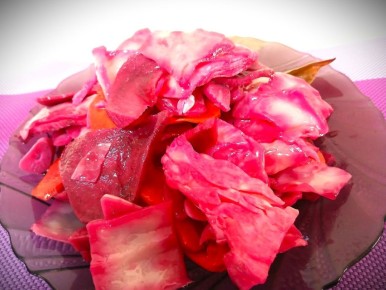 Восточная закуска: маринованная капуста, готовая за сутки