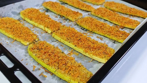 Хрустящие кабачки в духовке: быстро и вкусно