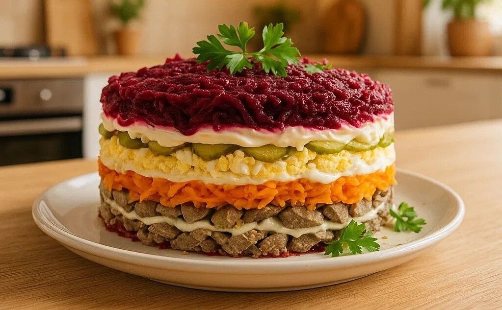 Салат с куриной печенью: идеальный вариант для праздников