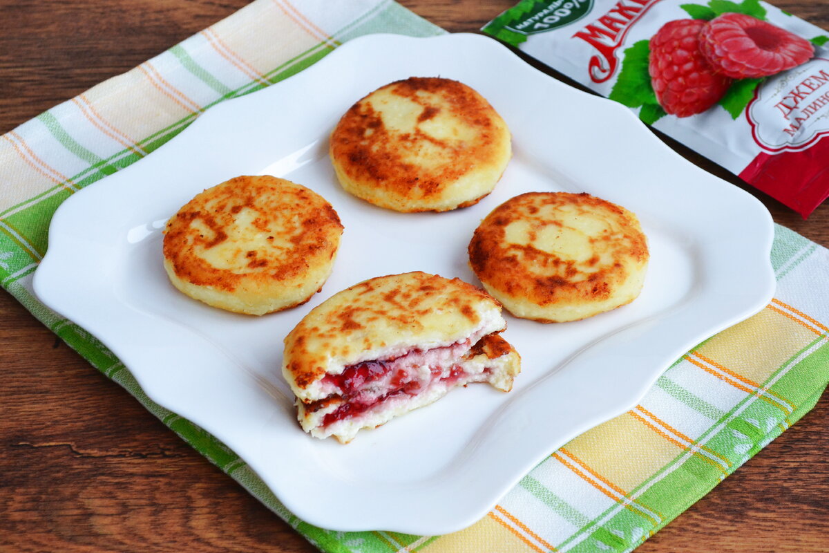 Сырники с джемом, которые порадуют любого гурмана