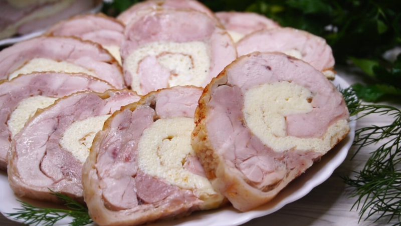 Куриный рулет с омлетом: вкусный альтернатива колбасе