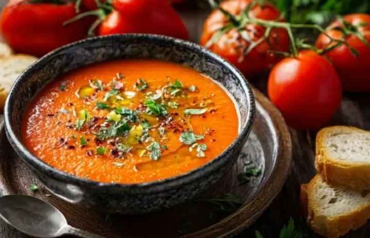 Окунитесь в испанское солнце: классический гаспачо на вашем столе