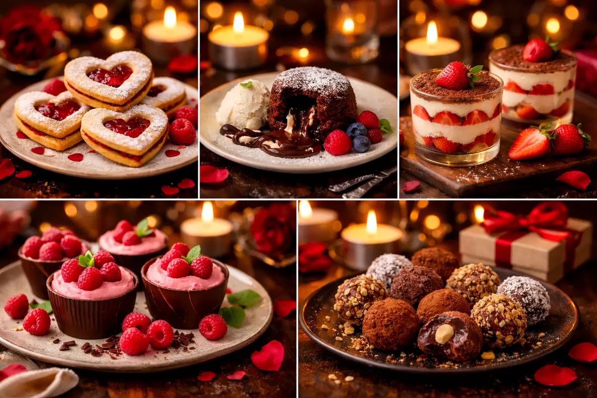 Сладкие десерты на День святого Валентина: пять идей для романтик