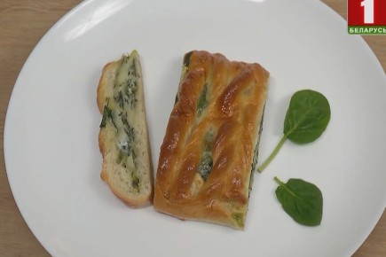 Новый вкус завтрака: рулет со шпинатом и сыром