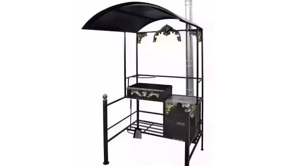 Шашлык из Красной Рыбы и по-Карпатски на Мангале «Амстердам»