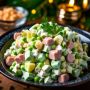 Три таких разных, но любимых рецепта оливье для праздников