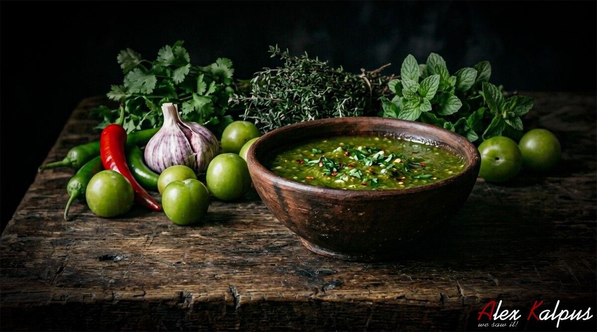 Зеленая сацебели: грузинская весна на вашей кухне